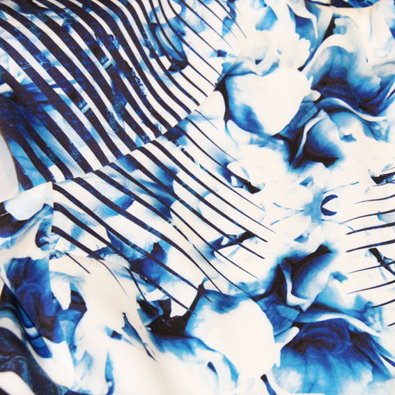 Nicholas Abstract Floral Print Dress 03